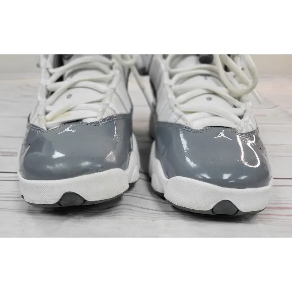 Nike Air Jordan 6 Rings Cool Grey GS 323419-121 Youth Sie 6Y Shoes